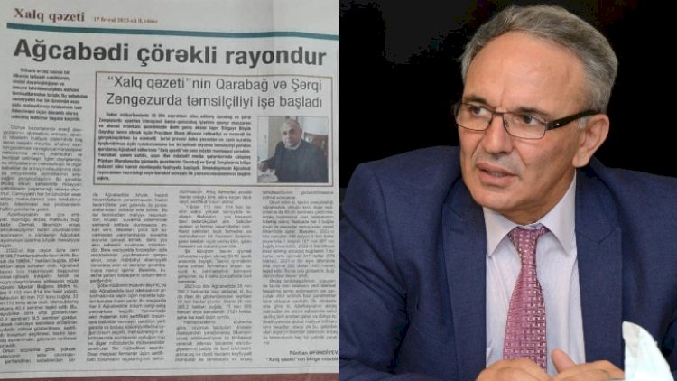    “Sevinirəm ki, məqalə ilə maraqlanır və bu başlığı tənqid edirlər” - Əflatun Amaşov   