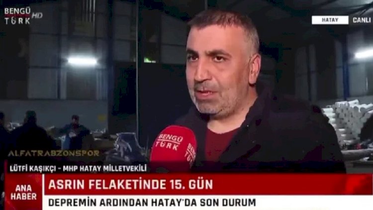    Deputat canlı yayımda zəlzələdən belə qaçdı - Video   