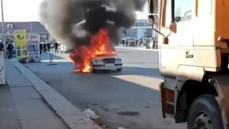    Sabirabad sakini öz maşınını yandırdı   