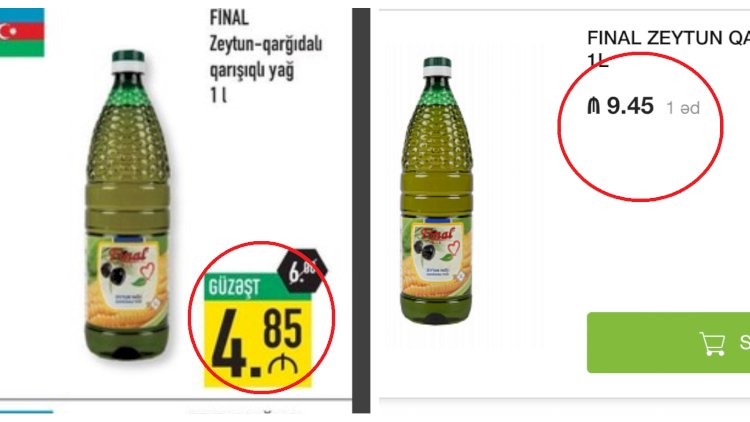    İki ildə qiymətlər bu qədər artıb – Müqayisəli fotolar   