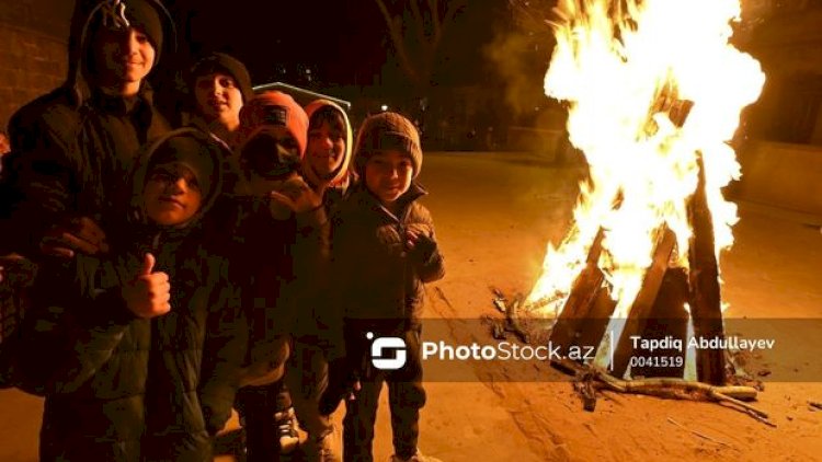    İçərişəhərdə qeyd edilən Su çərşənbəsindən   FOTOREPORTAJ