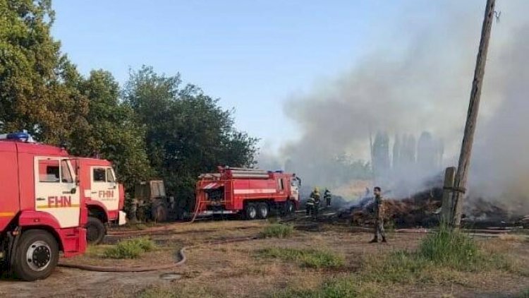    Ağstafada yaşayış binasında yanğın oldu   