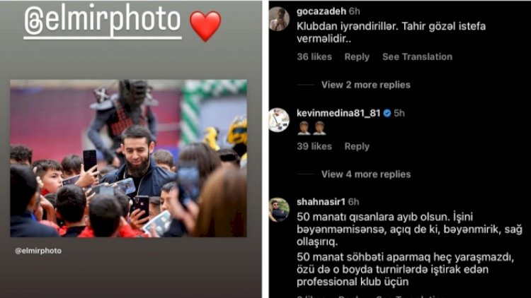    Futbolçular “Qarabağ”ın işdən çıxardığı fotoqrafa dəstək oldular - Fotolar   