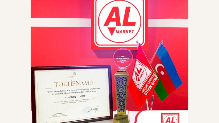    “AL Market“ ƏƏSMN tərəfindən mükafatlandırıldı   