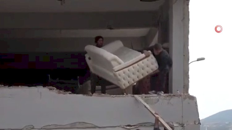    Ölüm riski altında əşyalarını evlərdən çıxarırlar - Fotolar   