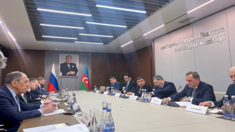    Azərbaycan və Rusiya XİN başçıları arasında geniştərkibli görüş oldu   