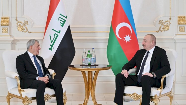    İlham Əliyev iraqlı həmkarını qəbul etdi - Yenilənib   