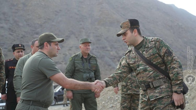    Papikyan cənub-şərq sərhədinə getdi   