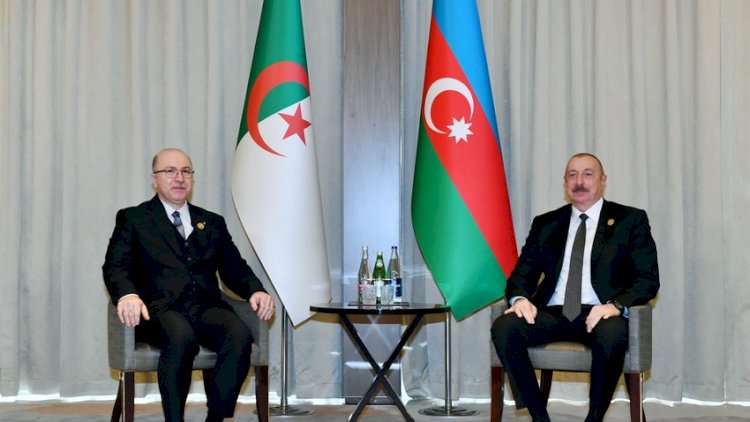    Azərbaycan Prezidenti Əlcəzairin Baş naziri ilə görüşdü   