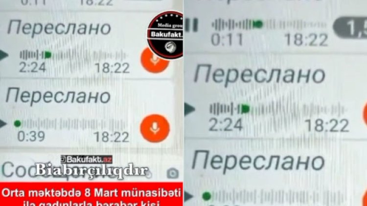    Kişi müəllimlər üçün 8 Mart pulu yığılan məktəblə bağlı açıqlama   
