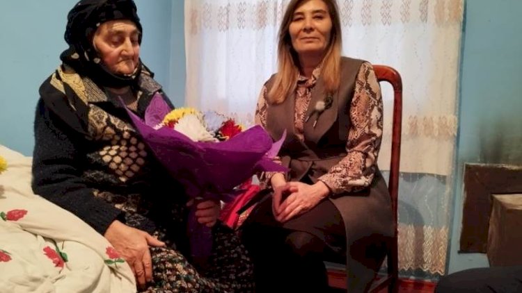    99 yaşlı nənəni belə təbrik etdilər   - Fotolar