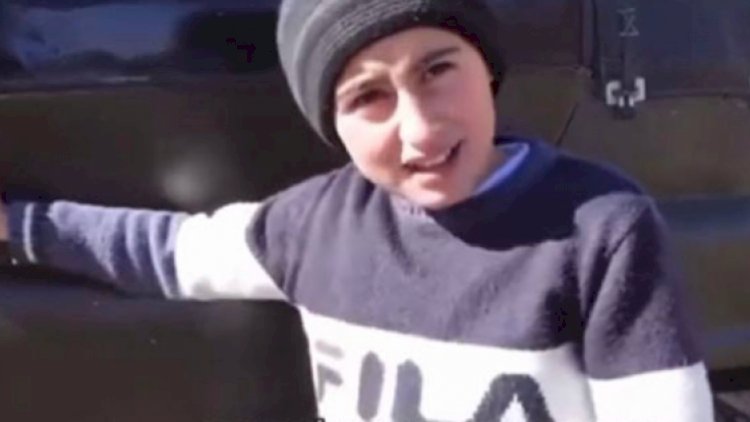    Xınalıqdan olan uşağın polşalı turistlə ingilis dilində söhbəti - Video   