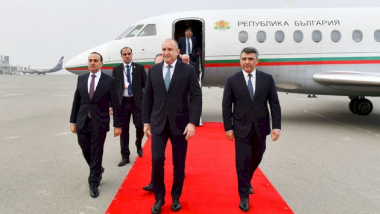    Bolqarıstan Prezidenti Azərbaycana gəldi - Foto   