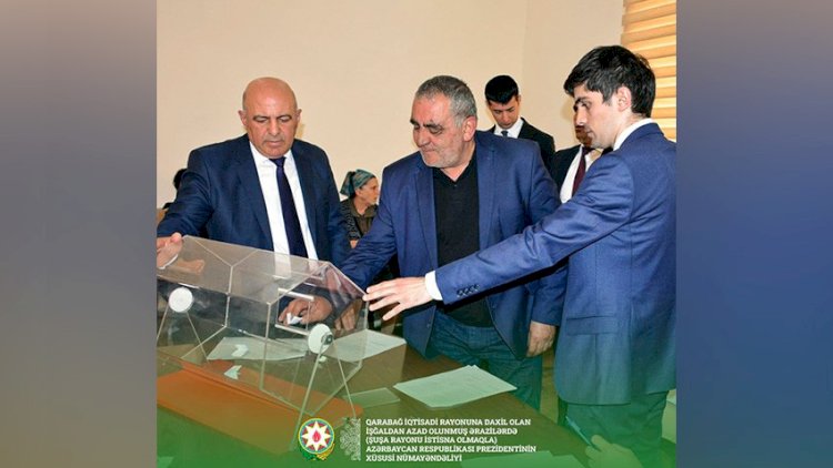    Tərtərin Talış kəndinə köçəcək sakinlərlə püşkatma keçirildi   