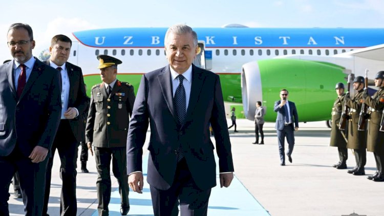    Mirziyoyev Türkiyəyə gəldi   
