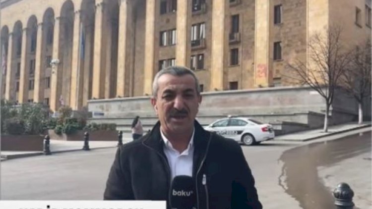    Tbilisidə Avropa bayrağını aşırdılar - Video   