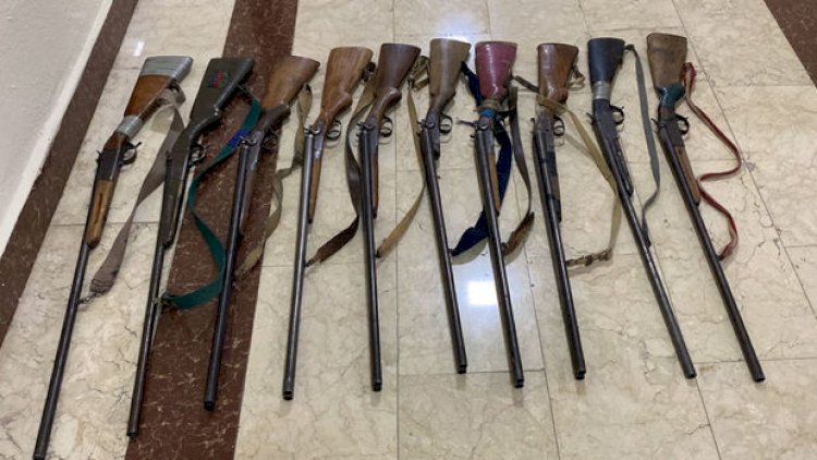    İsmayıllı sakinlərindən qanunsuz saxladıqları ov tüfəngləri götürüldü   