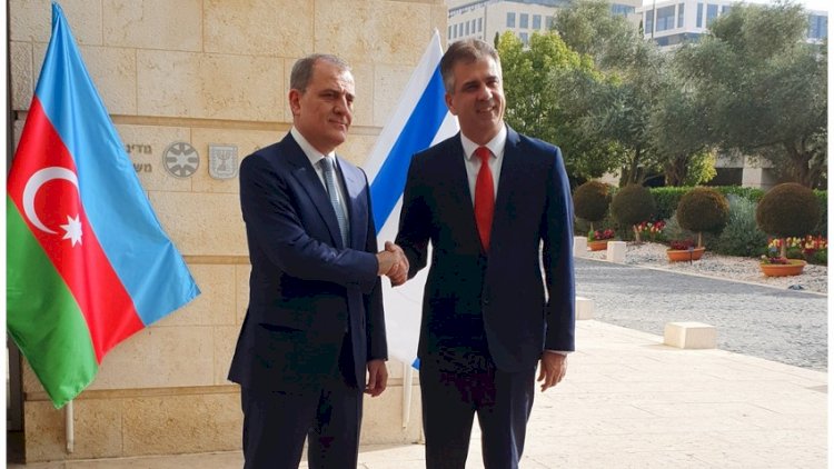    Ceyhun Bayramov israilli vəzifədaşı ilə görüşdü   