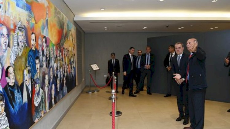    Ceyhun Bayramov Yasir Ərəfatın ev muzeyini ziyarət etdi - Fotolar   