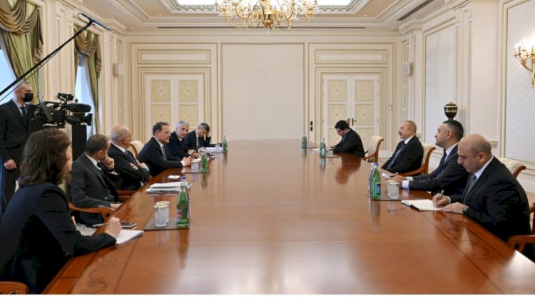    Prezident italiyalı nazir müavinini qəbul etdi    