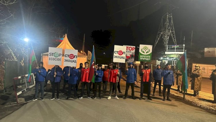    Laçın-Xankəndi yolunda aksiya gecə saatlarında da davam edir   