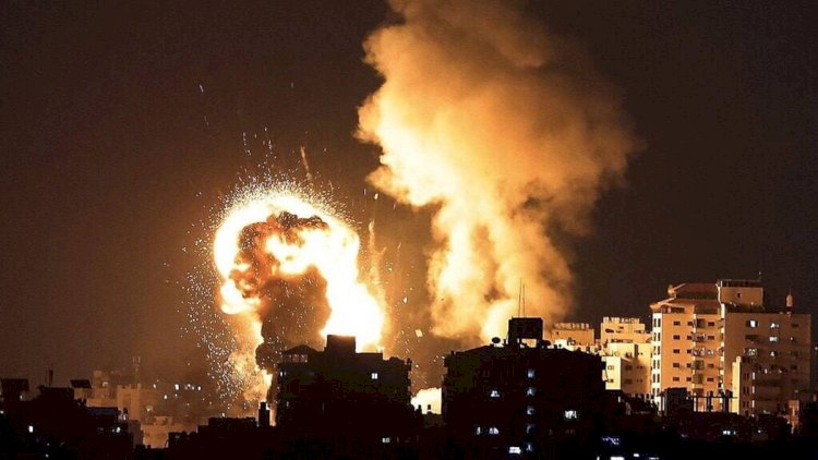   İsrail Qəzzaya zərbələr endirdi - Foto   