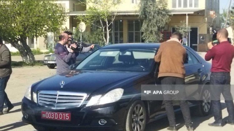    İranlı diplomatlar Azərbaycanı tərk etdi    - Fotolar