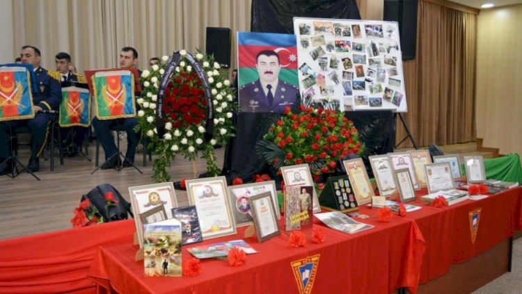    Şəhid mayor Elnur Əliyevin xatirəsinə həsr olunan tədbir keçirildi   