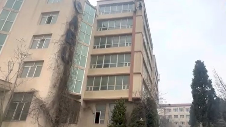    Azərbaycanda xarabalığa çevirilmiş universitet – Video   