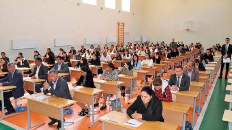   Direktor vəzifəsinə işə qəbul üzrə test imtahanları keçirildi - Fotolar   