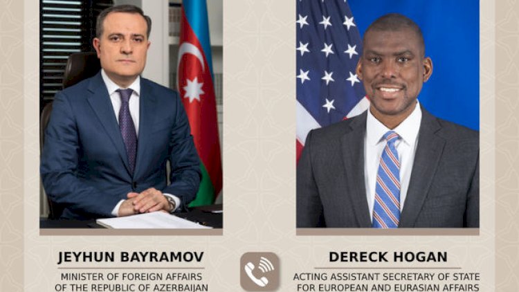    Ceyhun Bayramov ABŞ dövlət katibinin köməkçisi ilə telefonla danışdı   