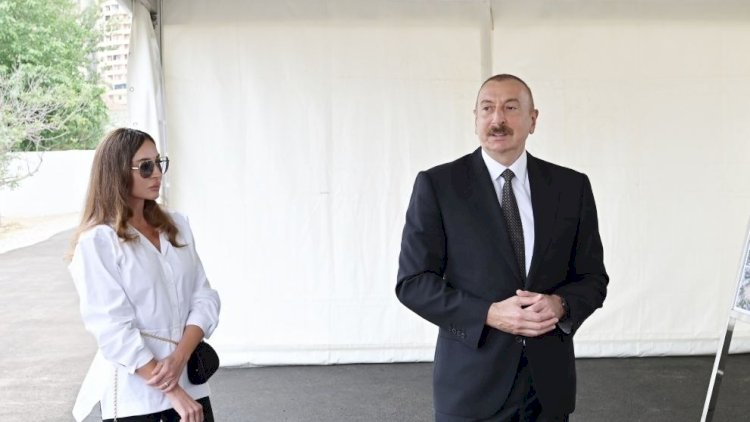    Prezident və birinci xanım Salyanda    