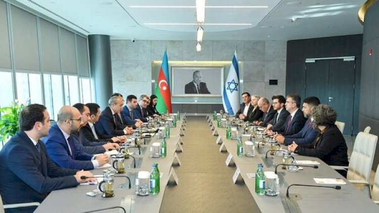    Mikayıl Cabbarov İsrailin XİN rəhbəri ilə görüşdü   
