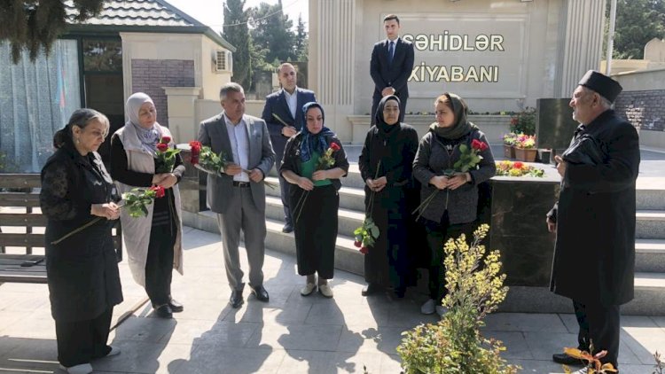    Abşeron rayonunda Ramazan bayramında şəhidlərimiz ziyarət edildi - Fotolar   