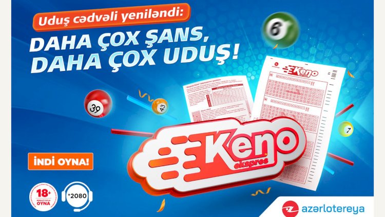    “Ekspress Keno” həvəskarlarına şad xəbər   