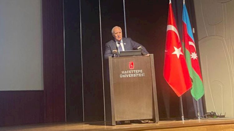    Fəzail Ağamalı Türkiyədə konfransda - Fotolar   