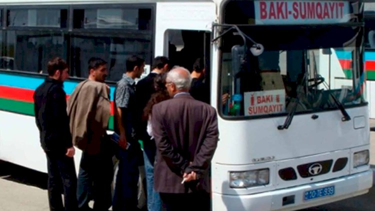    Bakı-Sumqayıt avtobusunda gediş haqqı 50 qəpik artırıldı   