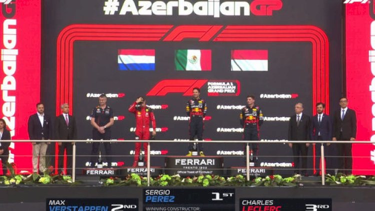    “Formula-1”: Azərbaycan Qran-prisinin qalibləri mükafatlandırılıblar - Foto   