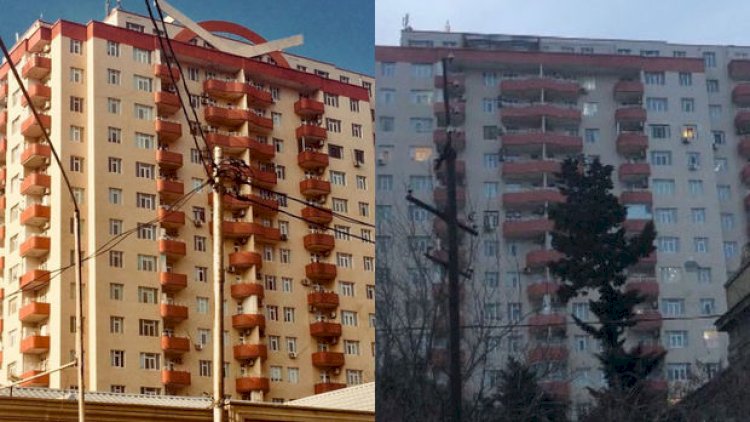    Bakıda 17 mərtəbəli binanın 18-ci mərtəbəsi tikildi   