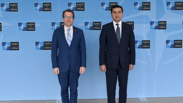    Azərbaycan-NATO: Hikmət Hacıyev məhsuldar müzakirələr apardı - Fotolar   
