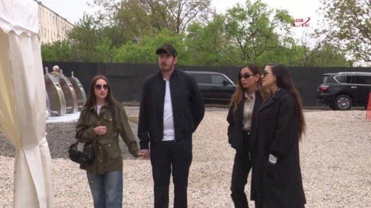    Prezidentin oğlu Heydər Əliyev həyat yoldaşı ilə - FOTO   