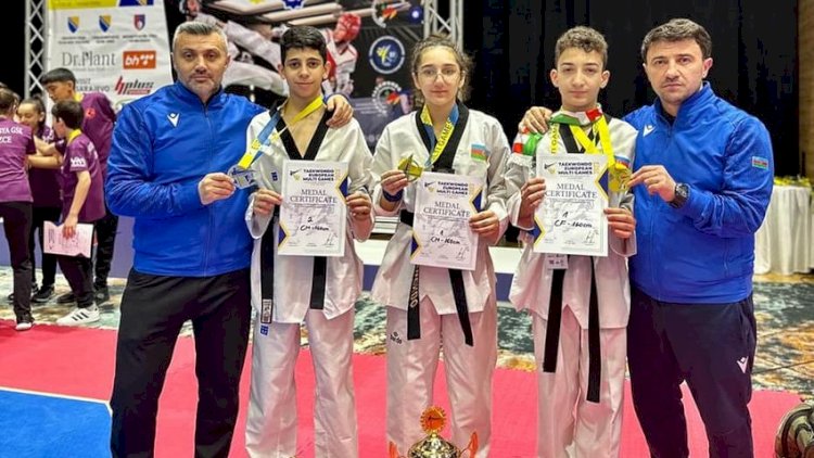    İdmançılarımız Avropada 3 medal qazandı    