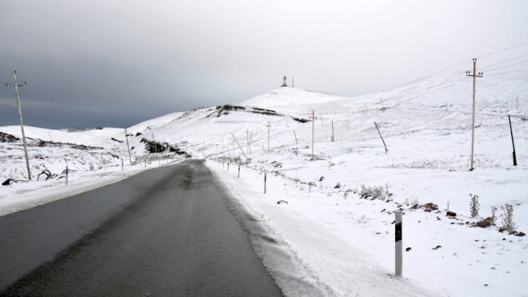    Daşkəsənə 30 santimetr qar yağıb    - Fotolar
