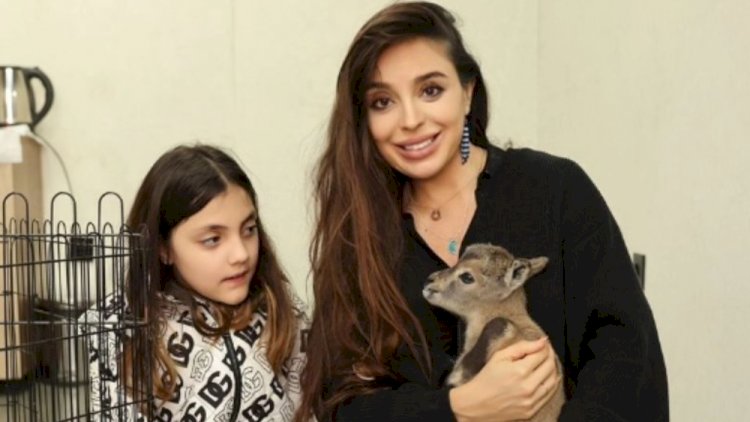    Leyla Əliyeva Bakı Zooloji Parkında - Fotolar   