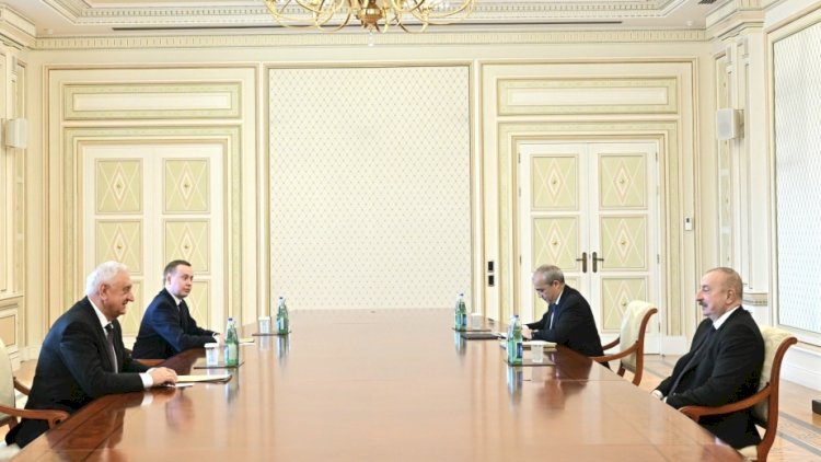    İlham Əliyev onları qəbul etdi    