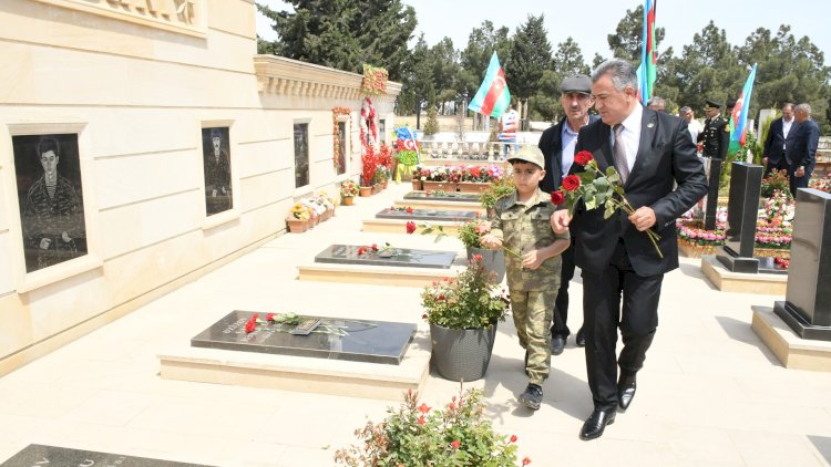    Abşeronda şəhid Vidadi Zalovun anım mərasimi keçirildi - Fotolar   