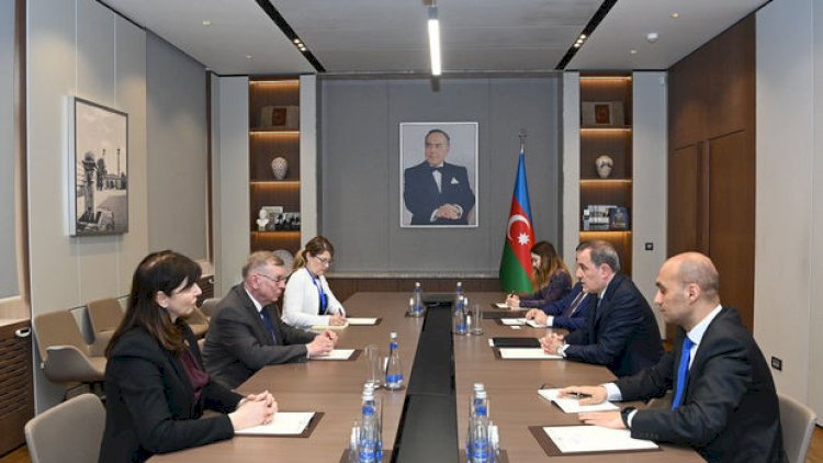    Ceyhun Bayramov BMT Baş katibinin köməkçisi ilə görüşdü   