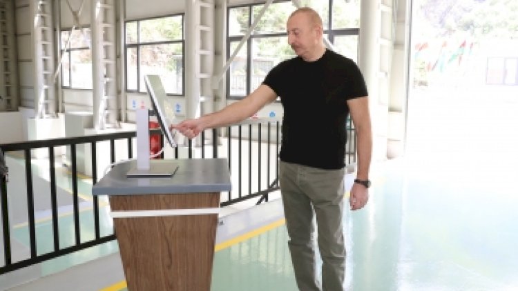    “Qamışlı“ su elektrik stansiyasının açılışı oldu   