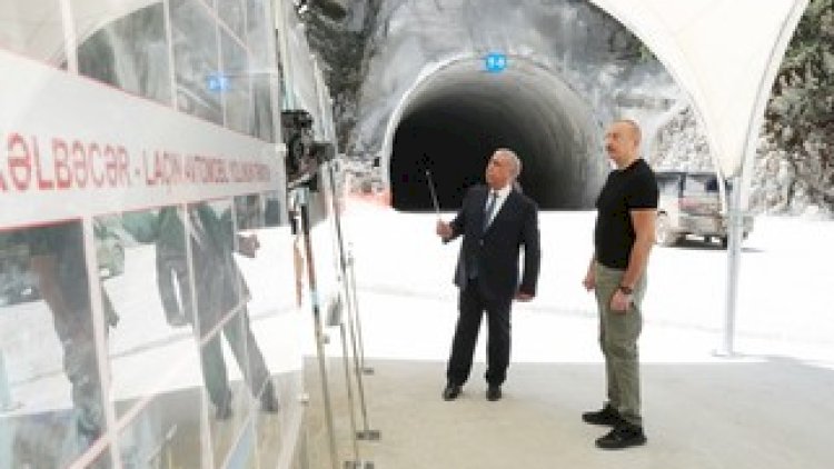    Prezident Kəlbəcər-Laçın yolunda görülən işlərlə tanış oldu    