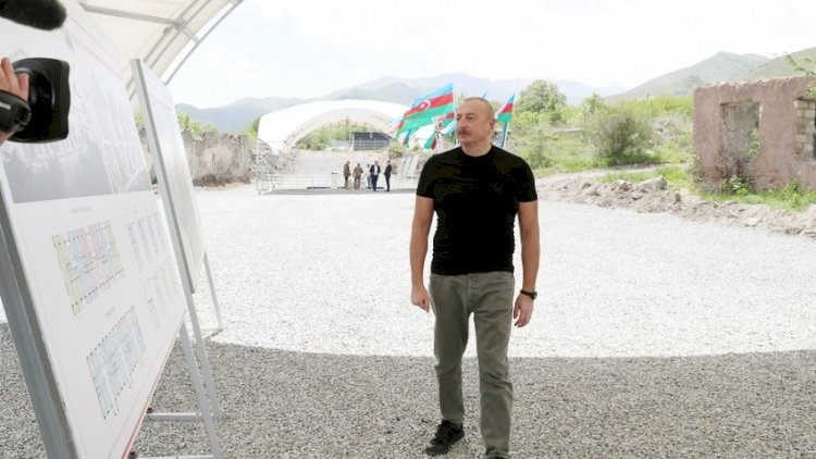    Kəlbəcər şəhərində ilk yaşayış məhəlləsinin təməli qoyuldu   